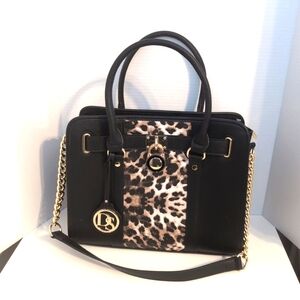 Dasein Women's Fashion‎ Large Faux Leather Satchel Handbag NWT